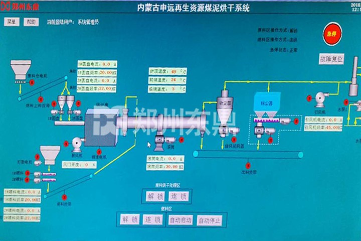 煤泥烘干機控制系統